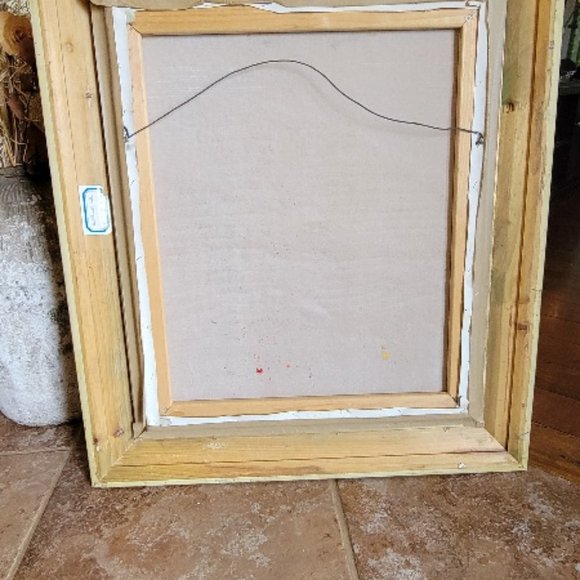 The Rose Garden Thomas Kinkade Style Painting 32x28 - Picture 10 of 11